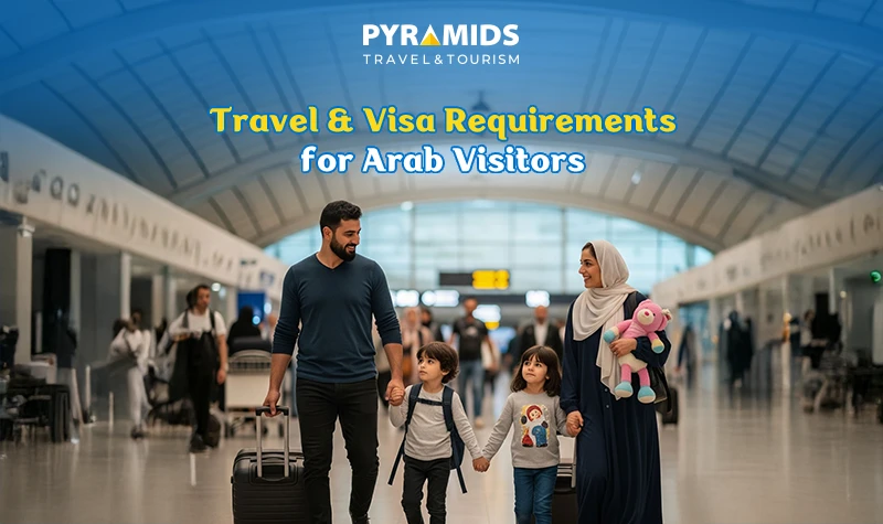 happy family traveling