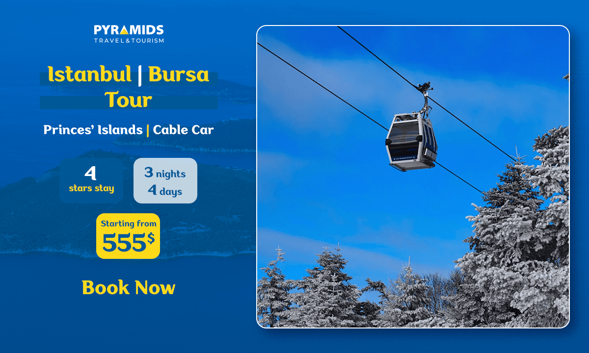 Bursa Tour featuring a 4-day, 3-night package with 4-star accommodation, Princes’ Islands visit